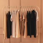 White and black long sleeve shirt